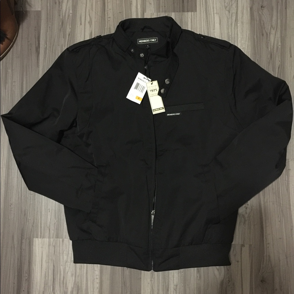 Members Only Classic Iconic Racer Jacket